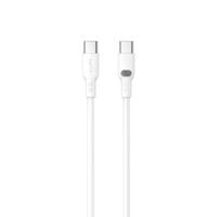 Havit CB6279 - USB Type C naar USB Type C oplaadkabel, 1 m (wit)