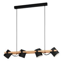 EGLO Hornwood hangende plafondverlichting E27 28 W Zwart, Crème - thumbnail