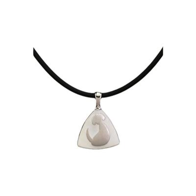 Hanger Dames Pet Zen 15 X 16 MM Zilverkleurig