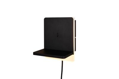 Trio Led slaapkamer wandlampFairfield zwart - 248670132