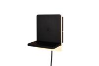Trio Led slaapkamer wandlampFairfield zwart - 248670132