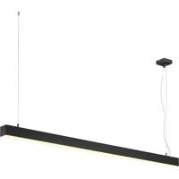 SLV Q-LINE ® 1001309 Hanglamp LED vast ingebouwd Zwart - thumbnail