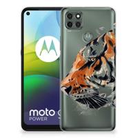 Smartphone hoesje Motorola Moto G9 Power Watercolor Tiger