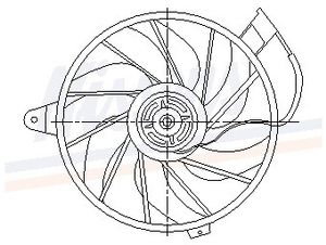 Ventilator, condensator airconditioning 85512