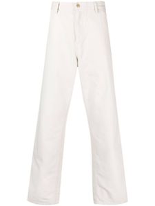 Carhartt WIP pantalon Single Knee en toile - Blanc