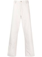 Carhartt WIP pantalon Single Knee en toile - Blanc