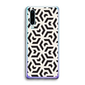 Crazy pattern: Huawei P30 Transparant Hoesje