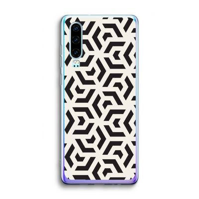 Crazy pattern: Huawei P30 Transparant Hoesje