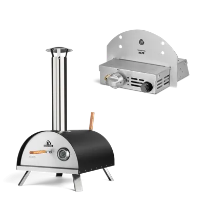 Burnhard Pizzaoven Outdoor NERO + Gasmodule