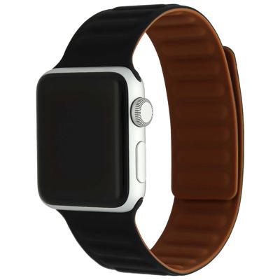 Apple Watch Ribbel Solo Sport Band - Zwart - 38, 40, 41 & 42mm