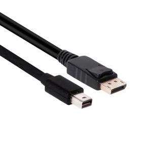 club3D CAC-2163 DisplayPort-kabel Mini-displayport / DisplayPort Adapterkabel Mini DisplayPort-stekker, DisplayPort-stekker 2.00 m Zwart Vlambestendig