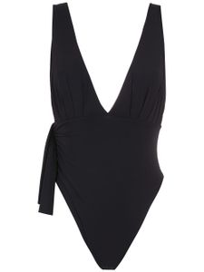 Clube Bossa maillot de bain froncé à col v - Noir