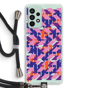 Skew Blush 3: Samsung Galaxy A52s 5G Transparant Hoesje met koord