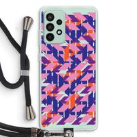 Skew Blush 3: Samsung Galaxy A52s 5G Transparant Hoesje met koord