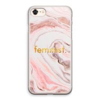 Feminist: iPhone 8 Transparant Hoesje Feminist: iPhone 8 Transparant Hoesje