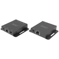 Digitus DS-55519 1 poort HDMI Extender set Zwart