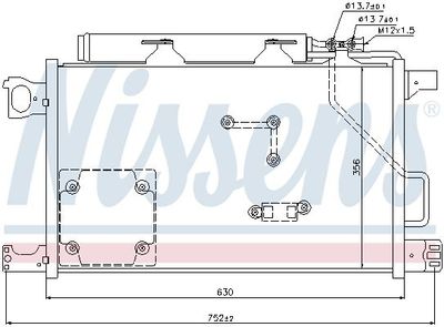 Condensor, airconditioning 94857