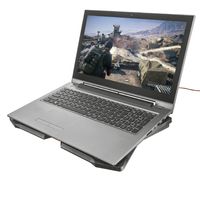 Trust GXT 278 Yozu Notebook Cooling Stand laptopkoeler 20817, Rode leds - thumbnail