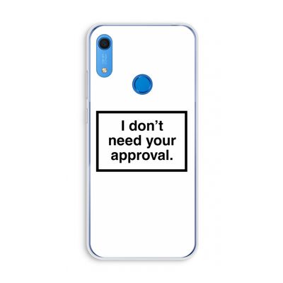 Don't need approval: Huawei Y6s Transparant Hoesje