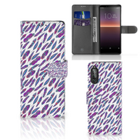 Sony Xperia 10 II Telefoon Hoesje Feathers Color - thumbnail