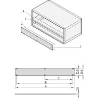 nVent SCHROFF 20850426 Frontpaneel 2 stuk(s) - thumbnail