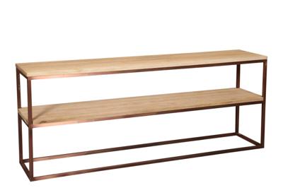 Zoah Koper Mango Houten Wandtafel