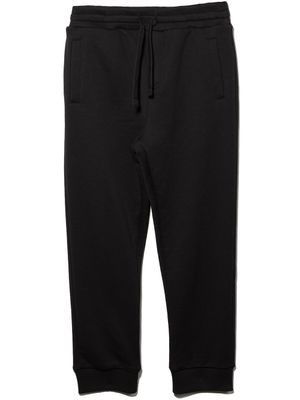 Dolce & Gabbana Kids pantalon de jogging à patch logo - Noir