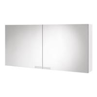 Spiegelkast Tiger Items 105 cm Met 2 Dubbelzijdige Spiegeldeuren Hoogglans Wit