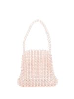 0711 Lilly bead-embellished tote bag - Rose