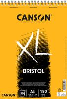 Tekenblok Canson XL Bristol A4 50v 180gr