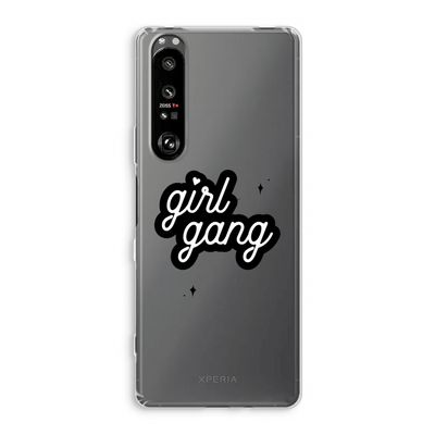 Girl Gang: Sony Xperia 1 III Transparant Hoesje
