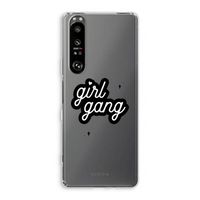 Girl Gang: Sony Xperia 1 III Transparant Hoesje