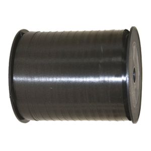 Cadeaulint/sierlint in de kleur zwart 5 mm x 500 meter