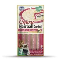INABA Churu Haarbal Kip - Kattensnoepje - 4x14 g