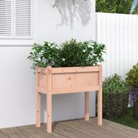 VidaXL Plantenbak met poten 70x31x70 cm massief douglashout
