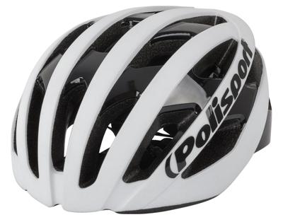 Polisport light pro fietshelm m 52-58cm mat wit/zwart