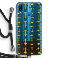 Musketon Anchor: Huawei P20 Lite Transparant Hoesje met koord