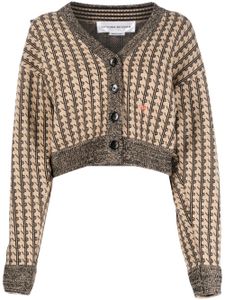 Victoria Beckham cardigan en laine mérinos - Marron