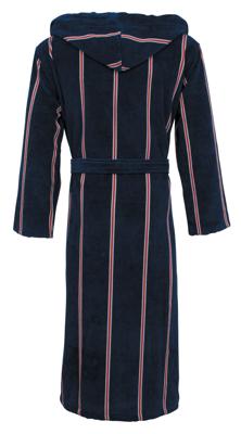 Carl Ross Carl Ross Heren Badjas met capuchon 663300 nightblue/deep red 52/54
