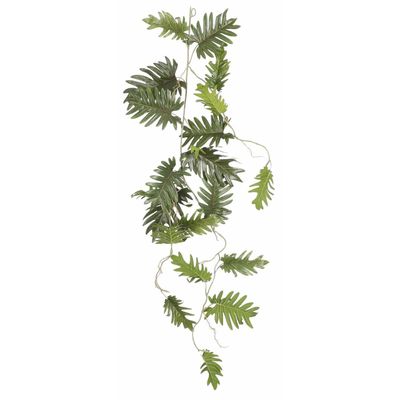 Mica Decoration kunstplant slinger Philodendron Selloum - groen - 115 cm - Kamerplant snoer