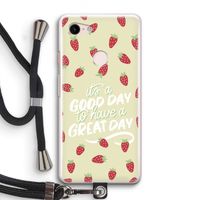 Don't forget to have a great day: Pixel 3 Transparant Hoesje met koord