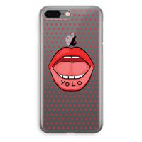 Yolo Denise: iPhone 8 Plus Transparant Hoesje