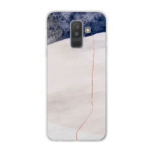 Stone White: Samsung Galaxy A6 Plus (2018) Transparant Hoesje