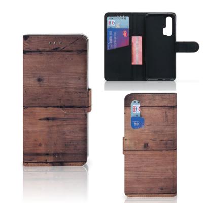 Honor 20 Pro | Book Style Case | Old Wood