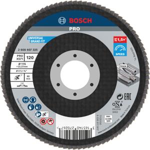 Bosch Accessoires 1 Lamellenschijf 115 X571, 
Best for Metal recht, 120 - 2608607325
