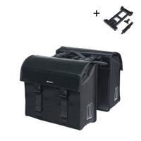 BASIL dubbele tas urban load mik 48-53l zwart