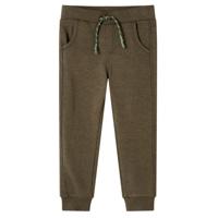 VidaXL Kinderjoggingbroek 92 gemêleerd kakikleurig