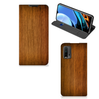 Xiaomi Poco M3 | Redmi 9T Book Wallet Case Donker Hout