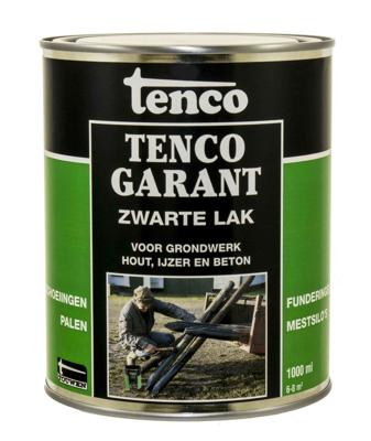 Zwart 1l garant verf/beits - Tenco