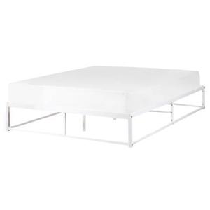 Beliani - VIRY - Tweepersoonsbed - Wit - 160 x 200 cm - Metaal